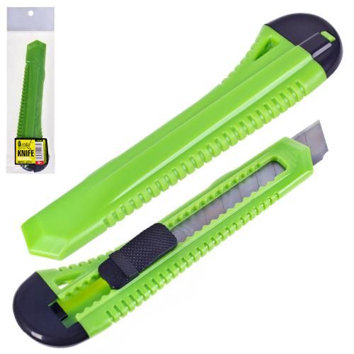 Ніж пластиковий з висувним сегмент лезом 18мм Alloid