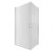 Душевая кабина Qtap Gemini CRM1099SC6 90х90 см, стекло Clear 6 мм, CalcLess, без поддона