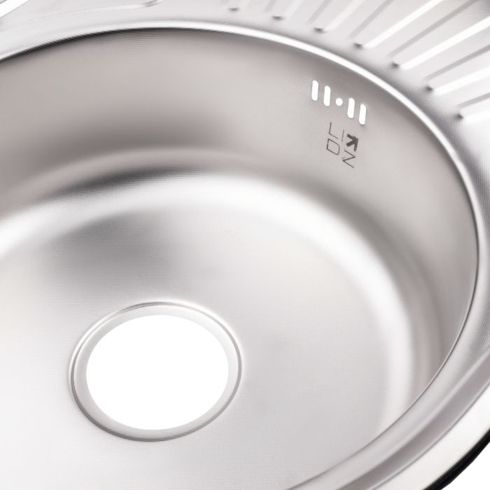 Кухонна мийка Lidz 5745 0,6 мм Micro Decor (LIDZ5745MDEC06)
