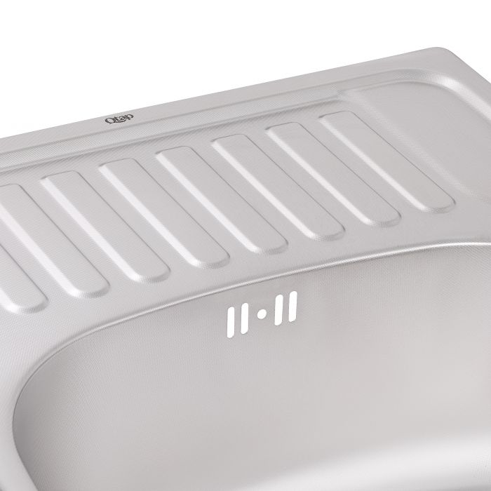 Кухонна мийка Qtap 5848 0,8 мм Micro Decor (QT5848MICDEC08)