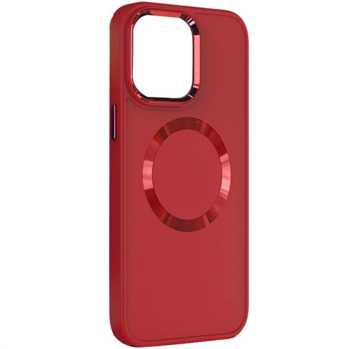 TPU чохол Bonbon Metal Style with MagSafe для Apple iPhone 14 (6.1")