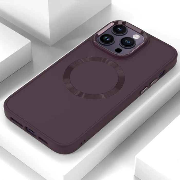 TPU чохол Bonbon Metal Style with MagSafe для Apple iPhone 14 Pro (6.1")