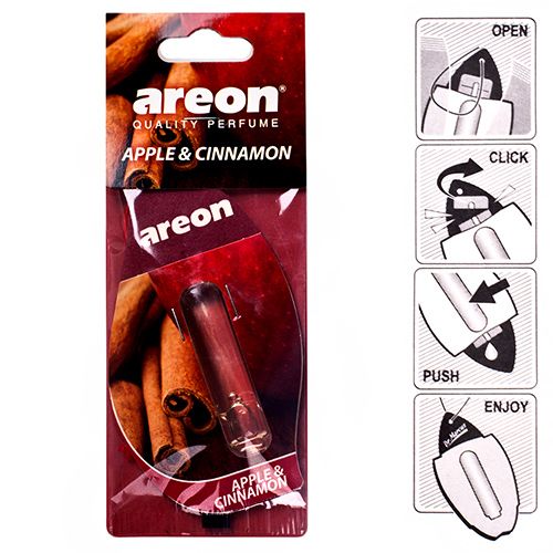 Освіжувач повітря рідкий листок AREON Apple & Cinnamon 5мл