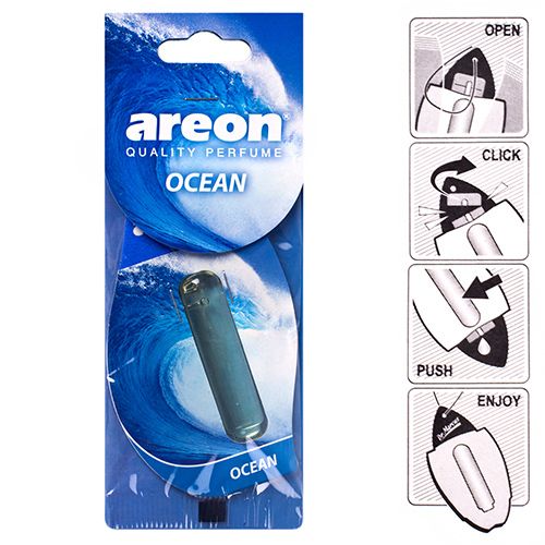 Освіжувач повітря рідкий листок AREON "LIQUID" Ocean 5мл