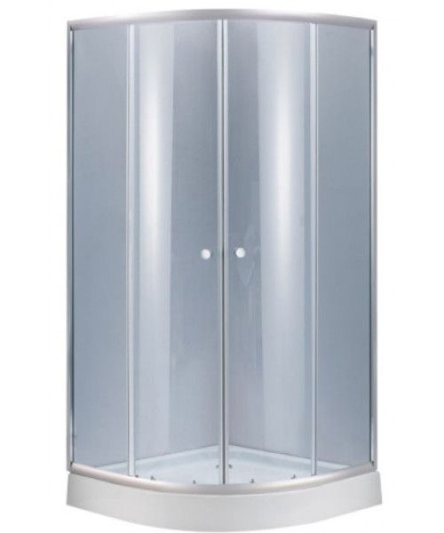 Lidz 4мм стеклянная дверь тонированная Gray ŁATWA SC80x80.LOW.GR