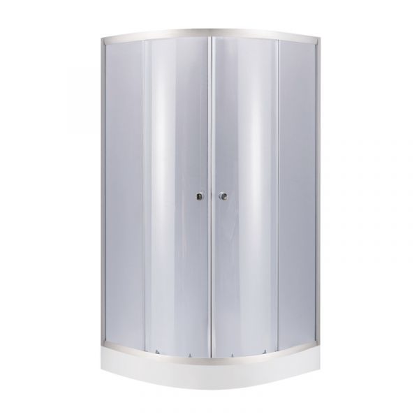 Lidz 4мм фіксоване скло тоноване Gray ŁATWA SC90x90.LOW.GR