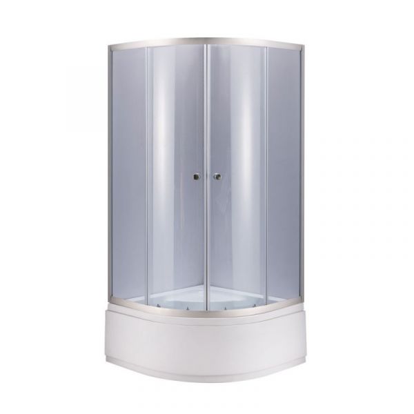 Lidz 4мм скляні двері тоновані Gray ŁATWA SC90x90.HIGH.GR