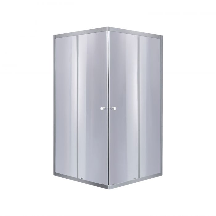 Lidz 4мм фиксированное стекло тонированное Gray WAWEL SC80x80.LOW.GR