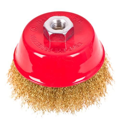 Щітка торцева "кручений дріт" 85мм, М14х2 Alloid