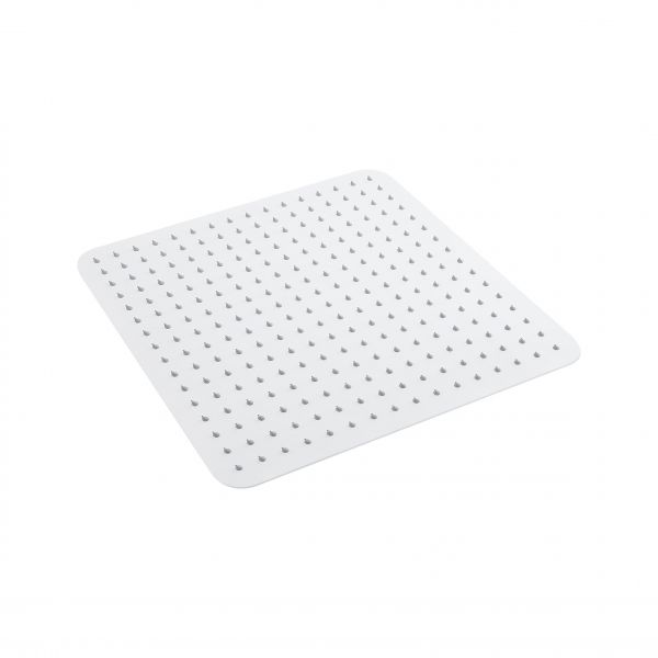 Лійка для верхнього душу Qtap Hlavova 400х400 мм прямоугольна QTHLAS400N1ZWW White