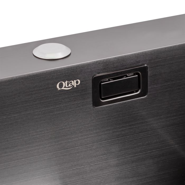 Кухонна мийка Qtap DK5050BL 2.7/1.0 мм Black  (QTDK5050BLPVD2710)