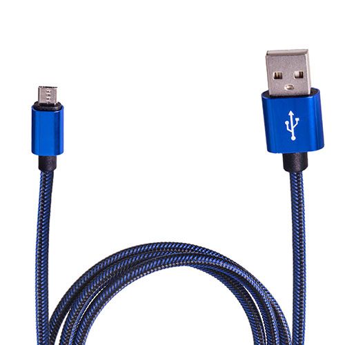 Кабель USB – Micro USB (Blue)
