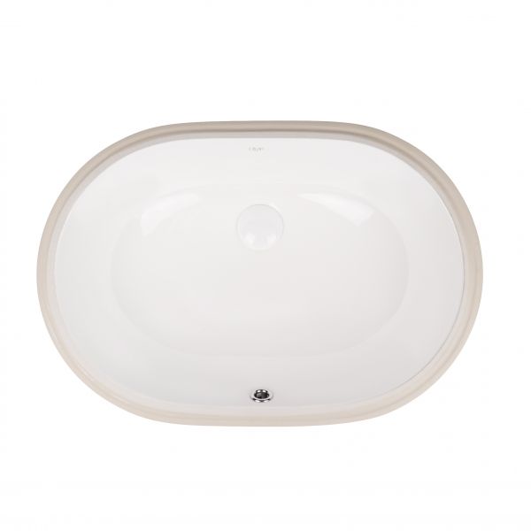 Раковина Qtap Stork 585x395x195 White з донним клапаном QT15116030W