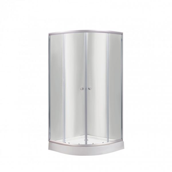 Lidz 4мм фіксоване прозоре скло ŁATWA SC90x90.SAT.LOW.TR