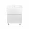 Комплект Qtap Scorpio 710х825х460 White напольная тумба + раковина врезная Qtap Scorpio QT1471TNВ7013070CW