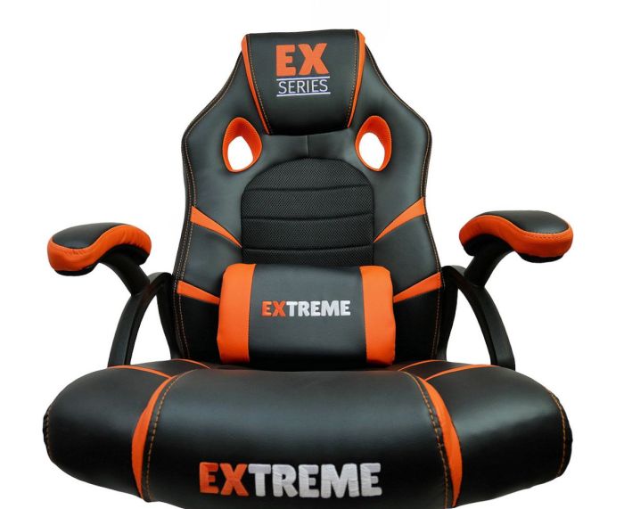 Комп‘ютерне крісло Extreme EX Оранжевий, Zenga  екокожа