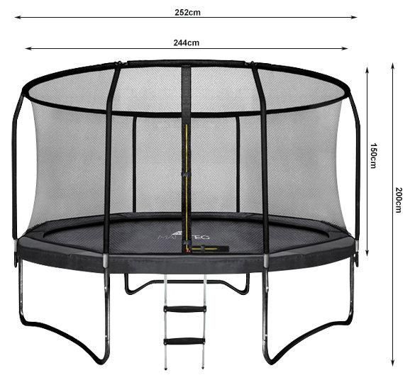 Батут MALATEC 8 FT 244 см