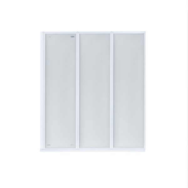 Штора на ванну Qtap Gemini WHI401214RP4 скло Pear 4 мм, 120x140 см