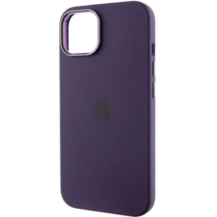 Чохол Silicone Case Metal Buttons (AA) для Apple iPhone 13 (6.1")