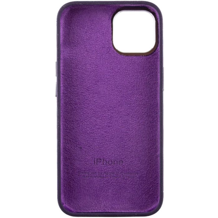 Чохол Silicone Case Metal Buttons (AA) для Apple iPhone 13 (6.1")