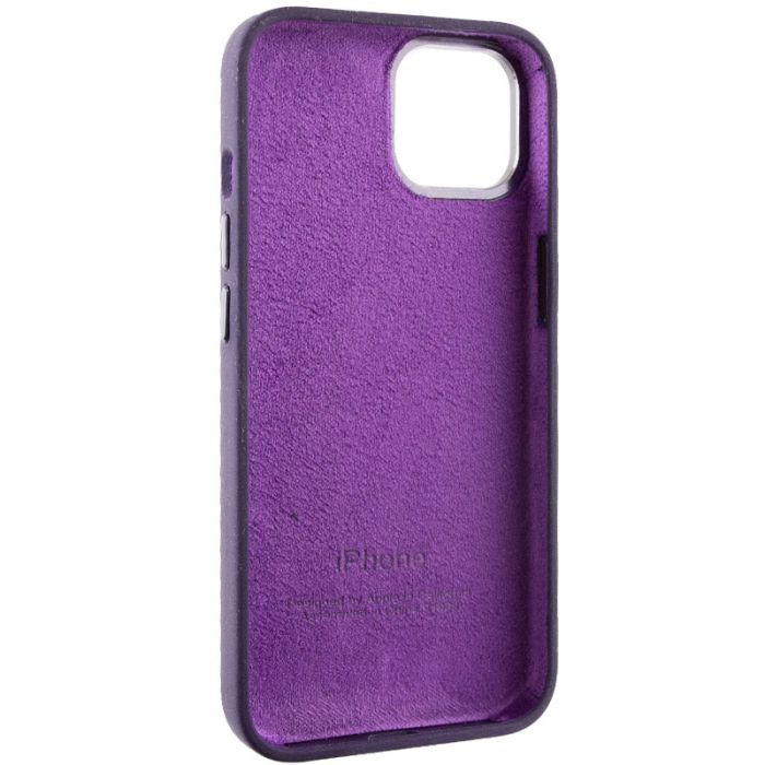 Чохол Silicone Case Metal Buttons (AA) для Apple iPhone 13 (6.1")