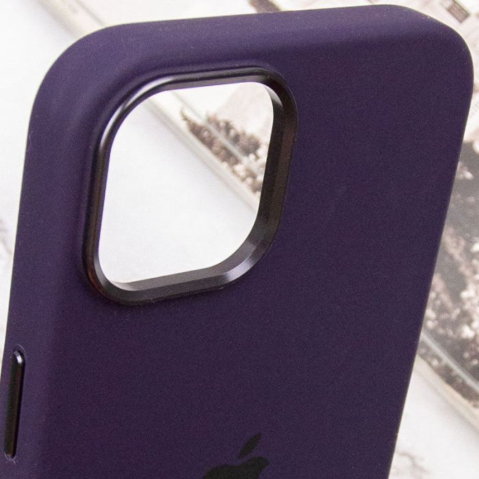 Чохол Silicone Case Metal Buttons (AA) для Apple iPhone 13 (6.1")