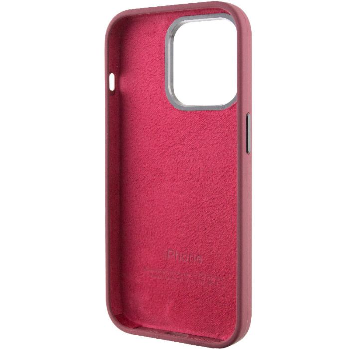 Чохол Silicone Case Metal Buttons (AA) для Apple iPhone 13 Pro (6.1")