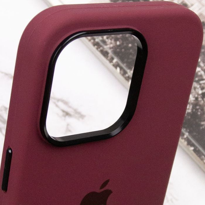 Чохол Silicone Case Metal Buttons (AA) для Apple iPhone 13 Pro (6.1")