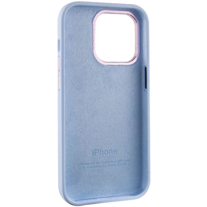 Чохол Silicone Case Metal Buttons (AA) для Apple iPhone 13 Pro (6.1")