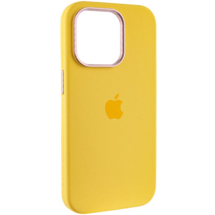 Чохол Silicone Case Metal Buttons (AA) для Apple iPhone 13 Pro (6.1")