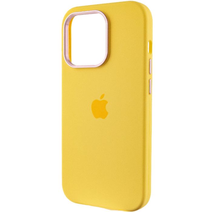 Чохол Silicone Case Metal Buttons (AA) для Apple iPhone 13 Pro (6.1")