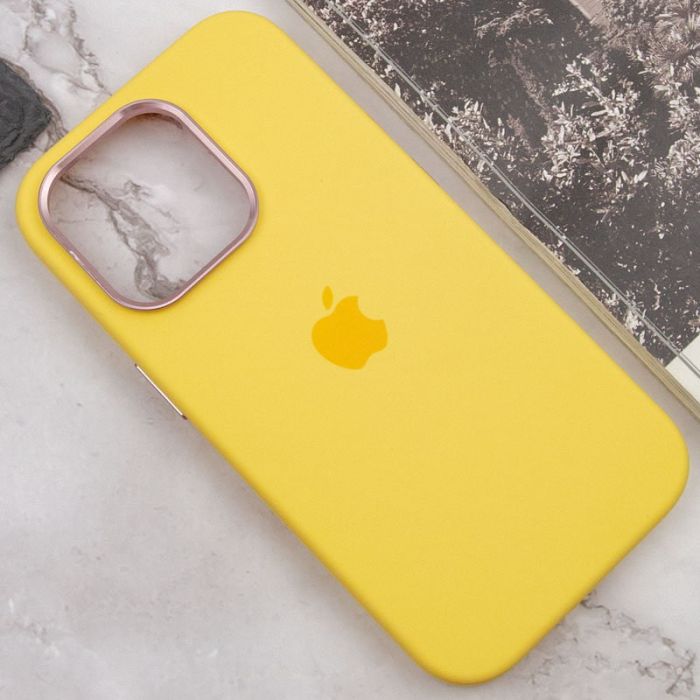 Чохол Silicone Case Metal Buttons (AA) для Apple iPhone 13 Pro (6.1")