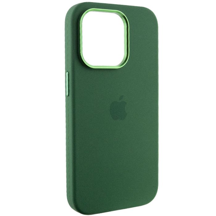 Чохол Silicone Case Metal Buttons (AA) для Apple iPhone 13 Pro (6.1")