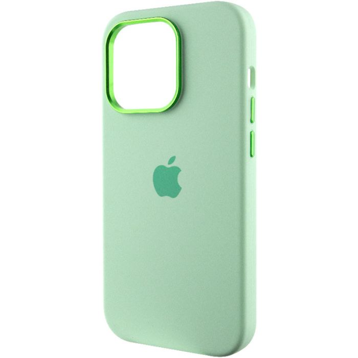 Чохол Silicone Case Metal Buttons (AA) для Apple iPhone 13 Pro (6.1")