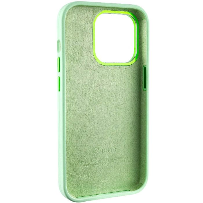 Чохол Silicone Case Metal Buttons (AA) для Apple iPhone 13 Pro (6.1")