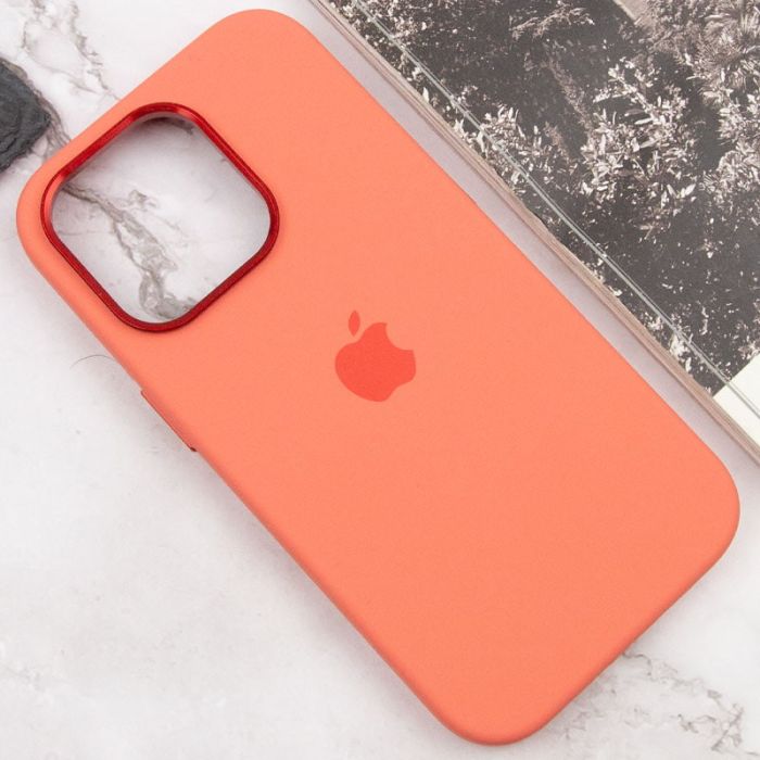 Чохол Silicone Case Metal Buttons (AA) для Apple iPhone 13 Pro (6.1")