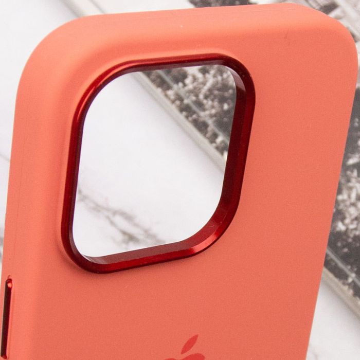 Чохол Silicone Case Metal Buttons (AA) для Apple iPhone 13 Pro (6.1")