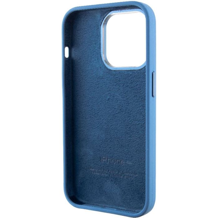 Чохол Silicone Case Metal Buttons (AA) для Apple iPhone 13 Pro (6.1")