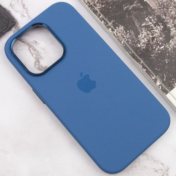 Чохол Silicone Case Metal Buttons (AA) для Apple iPhone 13 Pro (6.1")