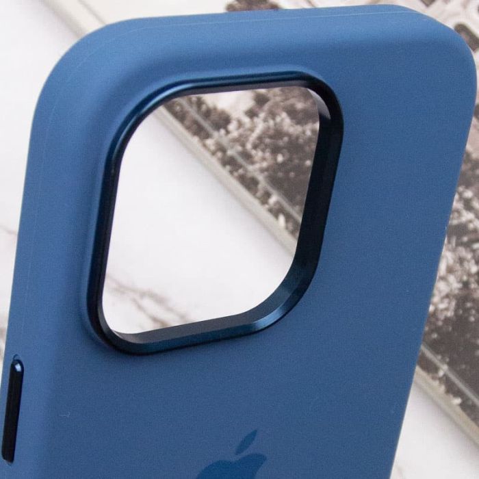 Чохол Silicone Case Metal Buttons (AA) для Apple iPhone 13 Pro (6.1")