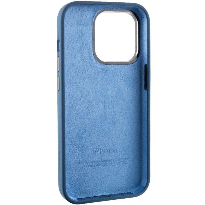 Чохол Silicone Case Metal Buttons (AA) для Apple iPhone 13 Pro (6.1")