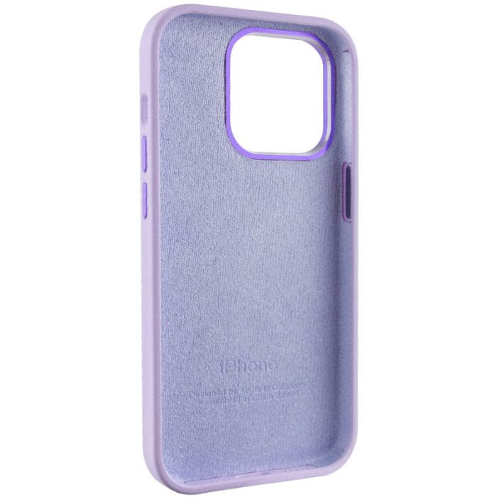 Чохол Silicone Case Metal Buttons (AA) для Apple iPhone 13 Pro (6.1")