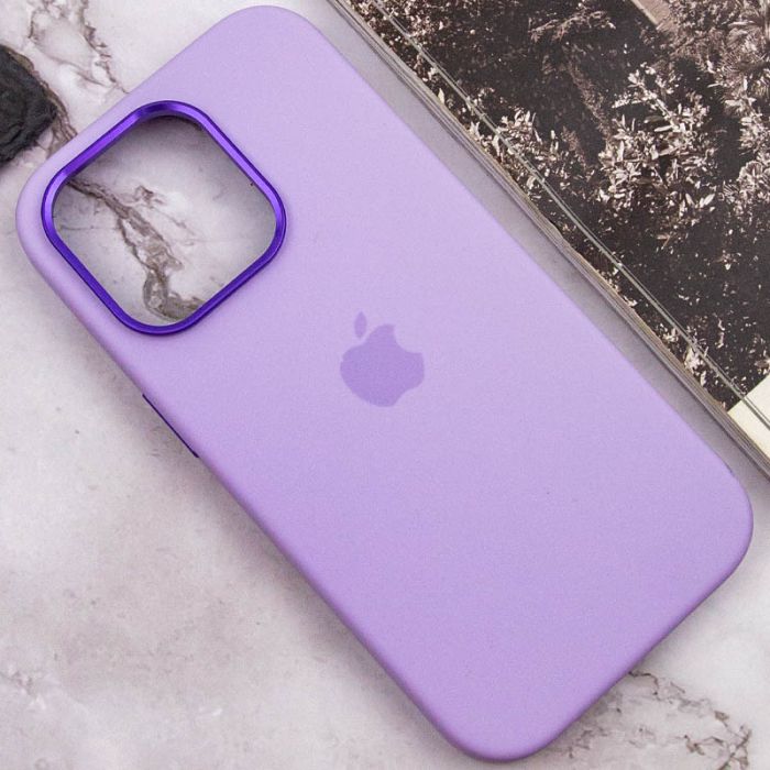 Чохол Silicone Case Metal Buttons (AA) для Apple iPhone 13 Pro (6.1")