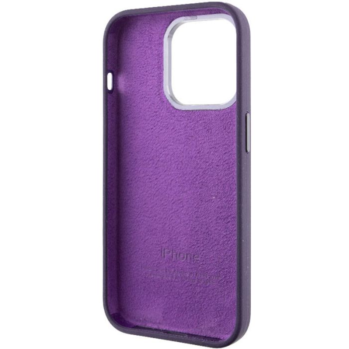 Чохол Silicone Case Metal Buttons (AA) для Apple iPhone 13 Pro (6.1")