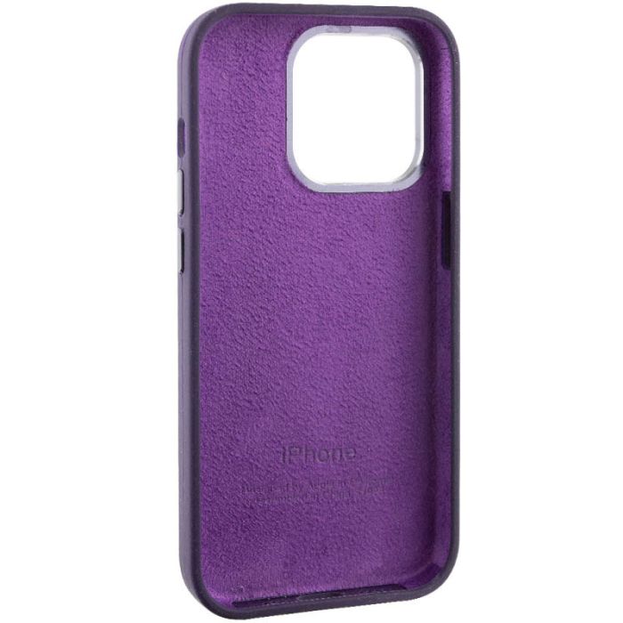 Чохол Silicone Case Metal Buttons (AA) для Apple iPhone 13 Pro (6.1")