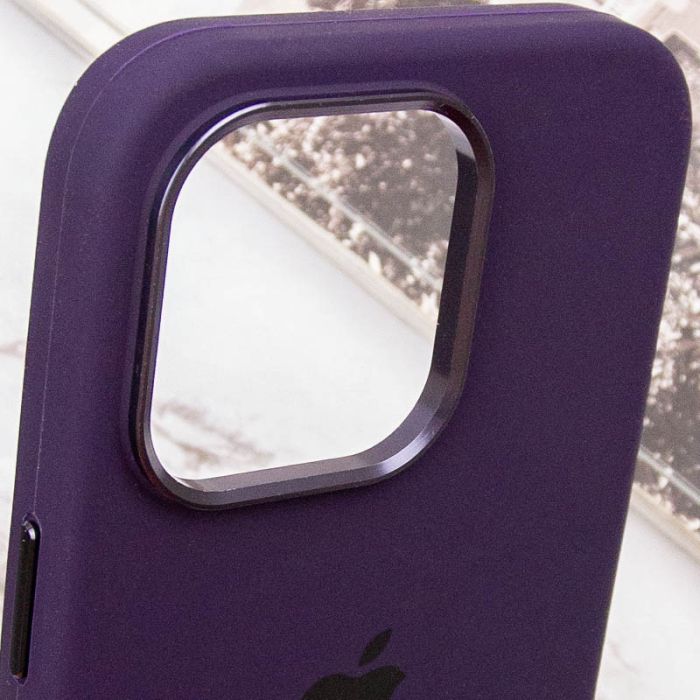 Чохол Silicone Case Metal Buttons (AA) для Apple iPhone 13 Pro (6.1")