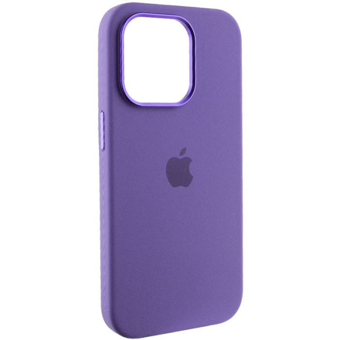 Чохол Silicone Case Metal Buttons (AA) для Apple iPhone 13 Pro (6.1")