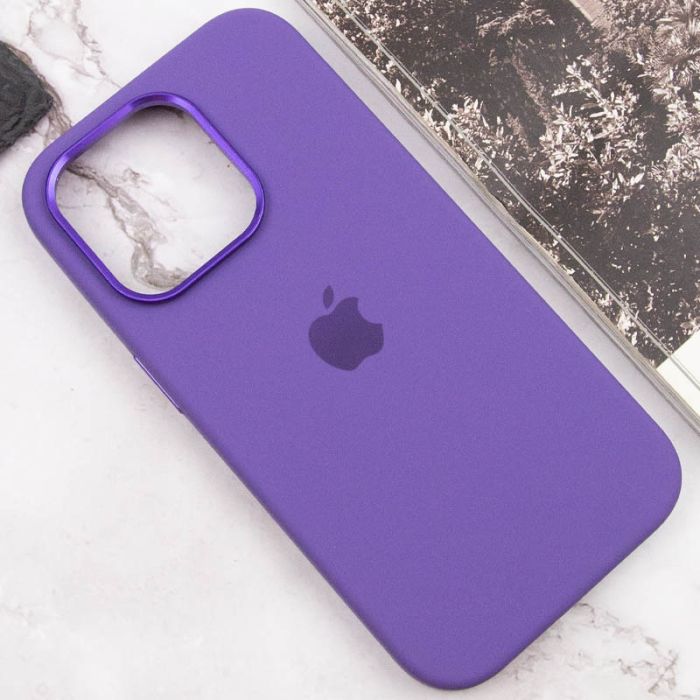 Чохол Silicone Case Metal Buttons (AA) для Apple iPhone 13 Pro (6.1")