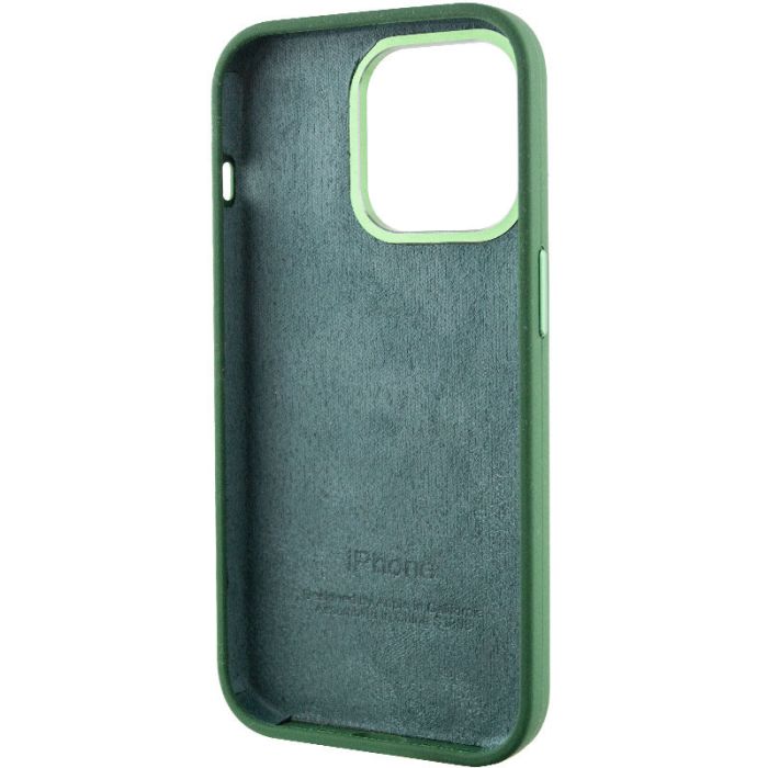 Чохол Silicone Case Metal Buttons (AA) для Apple iPhone 13 Pro Max (6.7")