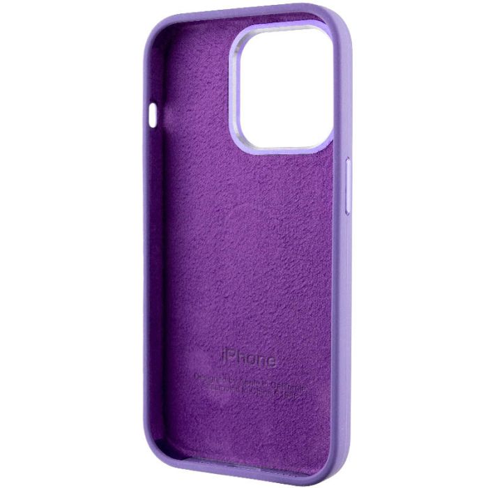 Чохол Silicone Case Metal Buttons (AA) для Apple iPhone 13 Pro Max (6.7")